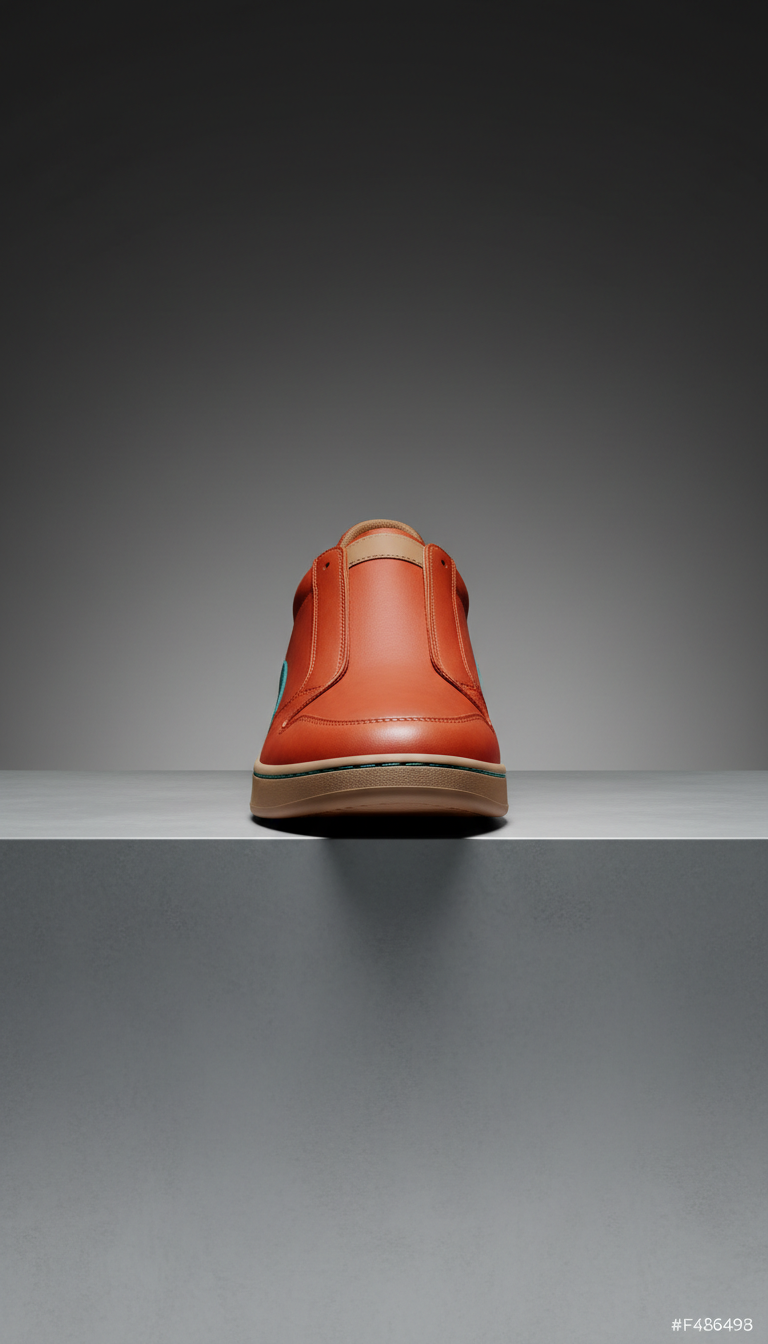 Zapatilla de cuero Vivid Ember